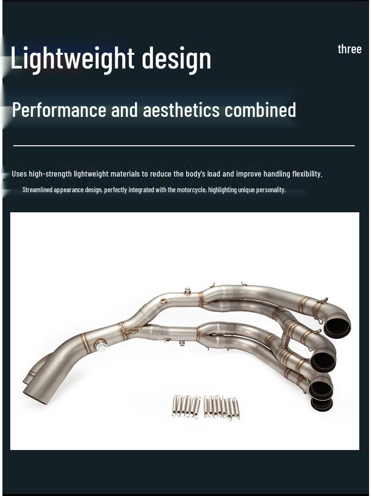 Stainless Steel Exhaust Front Pipe for BMW S1000RR 2017-2018