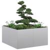 Pot 80X80X40 Cm Galvanized Steel