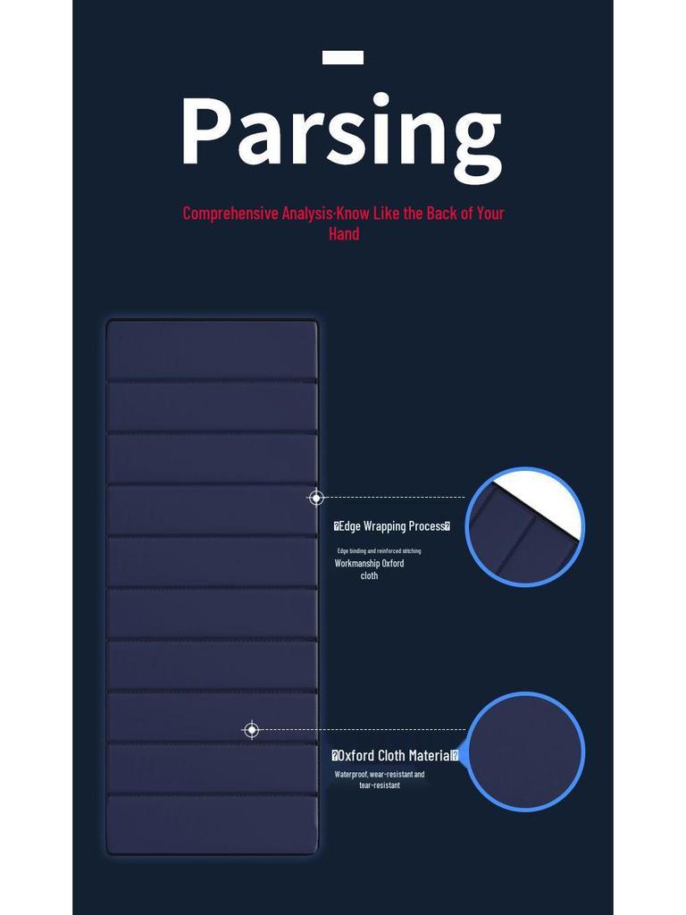 Thickened Waterproof Folding Sleeping Pad: Moisture-Proof Yoga and Nap Mat for Camping and Office Use