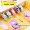 Compact Cartoon Stapler Set - Student & Office Portable Stapler