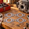 Carbon-Composite Cylinder Head Gasket Kit, Formed Center and Side Openings, Part 24 041 49-S for Engine Sealing Component Replacement