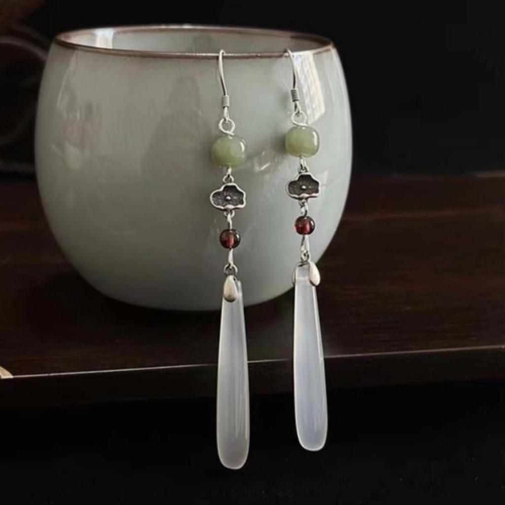 Retro Quastenohrringe: Hochwertige Cheongsam-Accessoires im chinesischen Stil für Damen