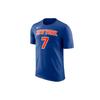New York Knicks Limited Edition Fan Version Anthony Basketball Sports Short Sleeve T-Shirt Men Tops Blue 870795-496