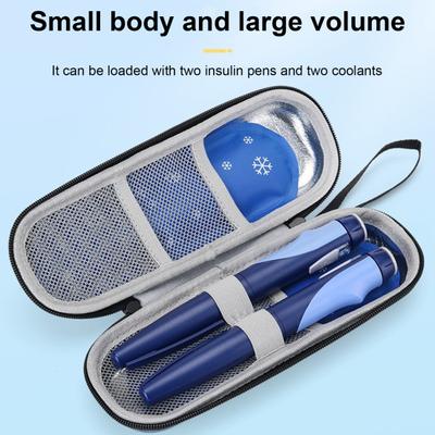 Insulin-Kühltasche, Reiseetui, Aufbewahrungstasche für Diabetikermedikamente, isolierter Kühl-Organizer für Insulin-Pen und Zubehör, tragbare Kühltasche für den Alltag