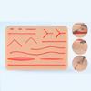 Surgical Suture Training Silicone Skin Pad with 14 Wound Suture Practice Skin Model For Technique Practice