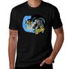 Falling Waters TShirt Art Pattern Printed Casual Top