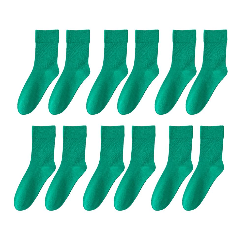 6 Paires Chaussettes pour Diabétiques Non Comprimantes Coupe Ample Coton Mi-Hautes, Confortables Ventilées Douces pour Femmes et Hommes, Toutes Occasions