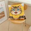 Cartoon Flowers Cat Cute Cushion Cover Pillow Cover Decoration Room Home Sofa Living Office Car Nordic Simplicity