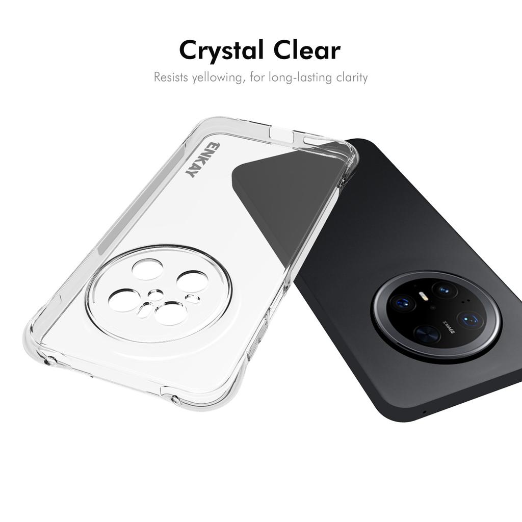 Für Huawei Mate 70 Klare Handyhülle ENKAY HAT PRINCE Stoßfest Rutschfest TPU Hülle