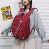 Schoolbag Simple and Versatile High-value Backpack Women's Light and Fashionable Large-capacity Schoolbag Short Trip Daily Commuter Backpack