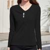 NaVaVa V Neck Long sleeVe T shirT nT2886