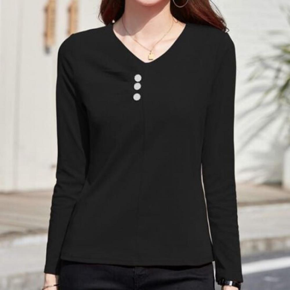 NaVaVa V Neck Long sleeVe T shirT nT2886