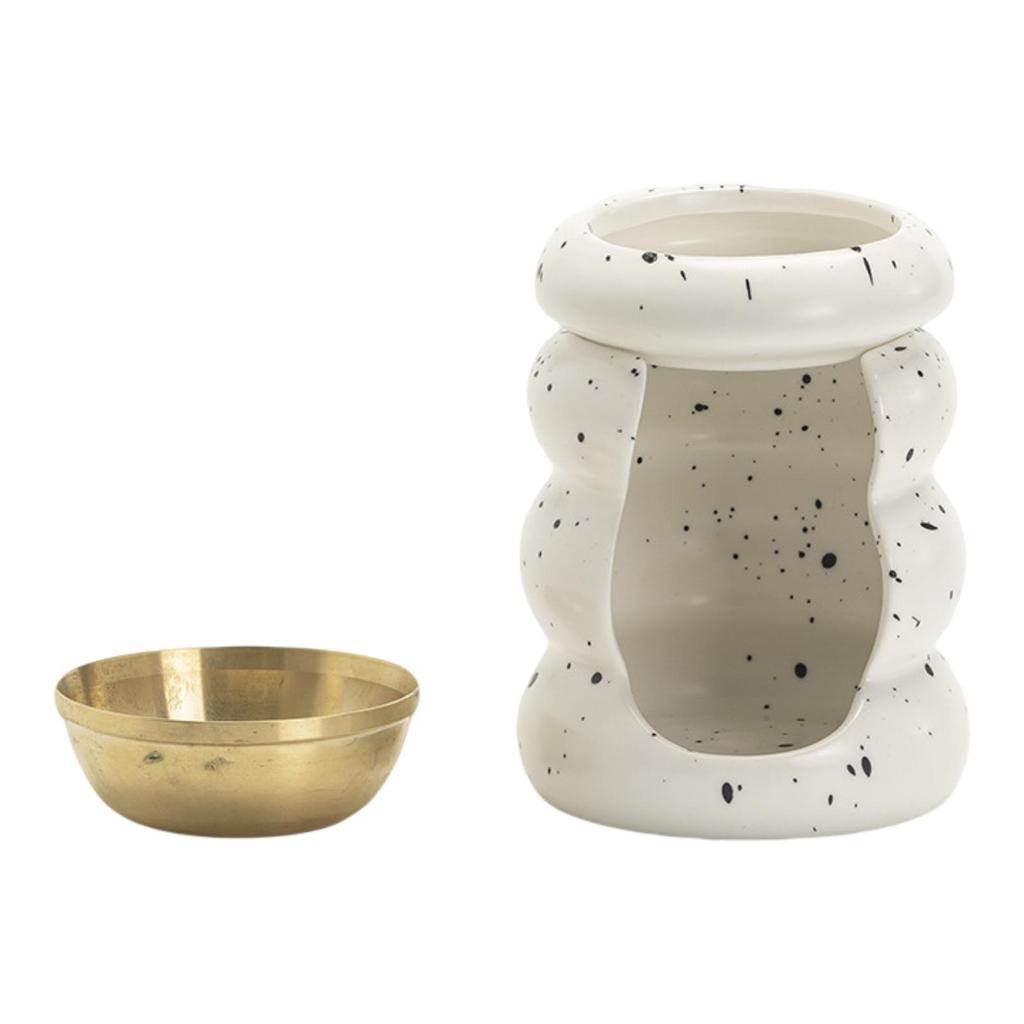 Essential Oil Burner Multipurpose Nordic Ornament Home Decor Lightweight Wax Melt Burner for Desktop Living Room SPA Party Home