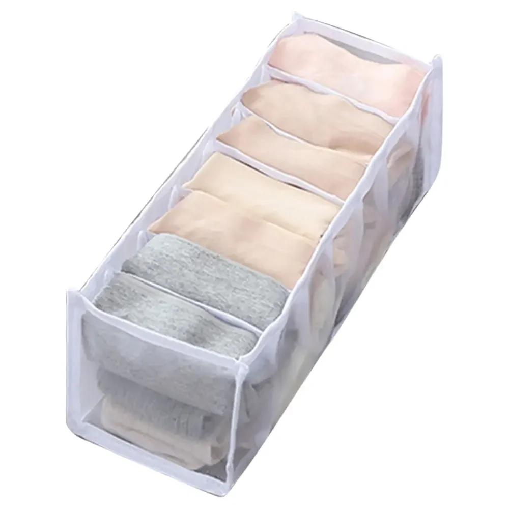 Jeans Socks Pants Storage Compartment Boxes Drawer for Closet Wardrobe, Clothes Separation Organizer