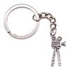 Electric Guitar Keychain Music Charm Graduation Memento Key Ring 28mm