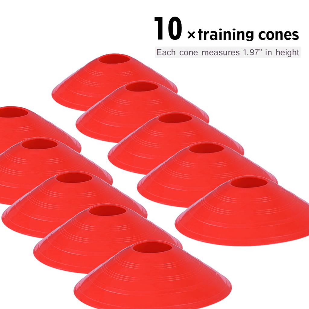Speed Agility Train Kit, 19Ft Flat Ladder   10pcs Disc Cones for Athletic Training