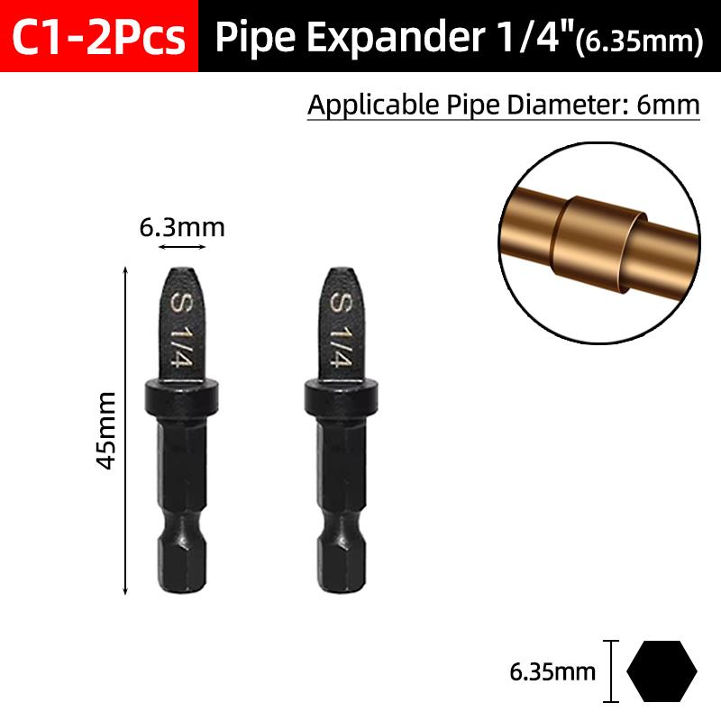 Tube Expander Air Conditioner Refrigerator Copper Pipe Swaging Tool Tube Expanders Install Repair Maintenance Takeover Tools Set