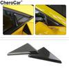 Exterior Triangle Cover Front Window Trim For Chevrolet Camaro 17+ Carbon Fiber