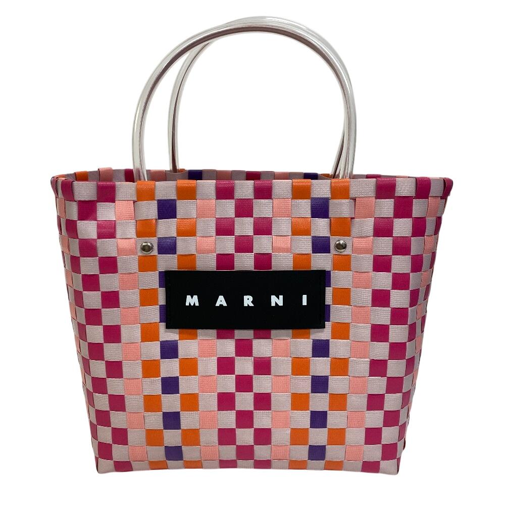 MARNI Basket Tote Bag Handbag beige Women Used
