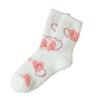 Comfortable Daily Wear Socks Coral Fleece for Women, Soft Thermal Crew with Non-Binding Thickened Fluffy Winter House Top, Fuzzy Sleep Cute