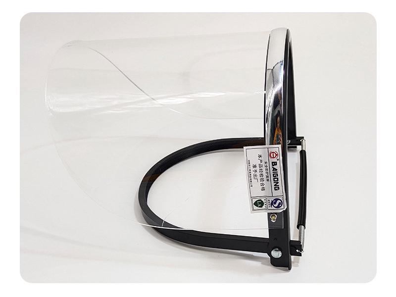 Transparent Electric Welding Face Mask with Helmet - Organic Glass Shield for Splash Protection