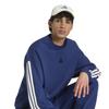 KIT Sweat Crew BW222 Dark XS [Adidas] 3-Stripes Men's Blue/Off-White (KW2387)