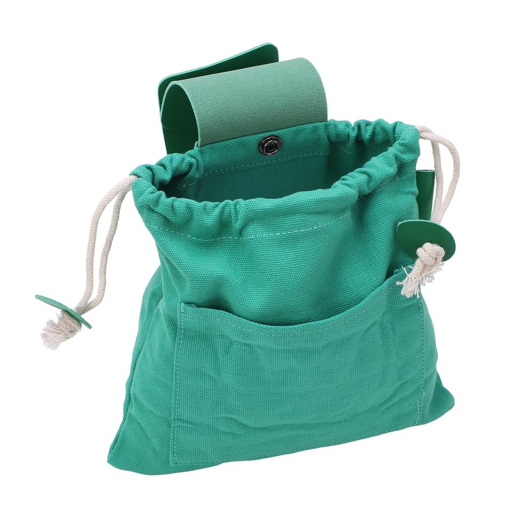 Foraging Bag Foldable Outdoor Camping Storage Canvas Foraging Bag Waist Hanging Fruit Picking Tool Bag