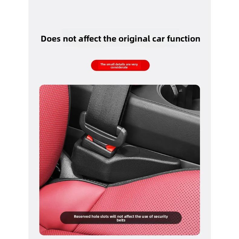 2Pcs Car Seat Gap Filler Odorless Seat Belt Buckle Protector Flexible Seat Side Gap Filling Strip Universal Auto Drop Blocker