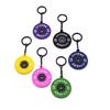 Rubber Fitness Keychain Weightlifting Theme 45lb Engraved Plate Keyring Lightweigh Barbell Plate Key Chain Accessory