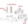 Motorcycle Rear Passenger Foot Peg Support Mount Clevis Kit with Hardware for Softail FXST for Harley Dyna FXR FX,29mm Aluminum Footrest Bracket