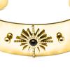 Bracelet - Luxenter - Nepai - finition or jaune 18K - Onyx - 21 mm de largeur
