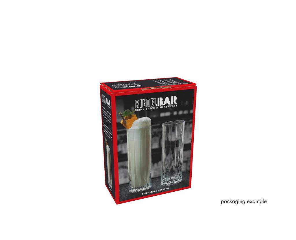 Authentic RIEDEL Fizz Glass Set (265ml) - Drink-Specific Glassware, 6417/03