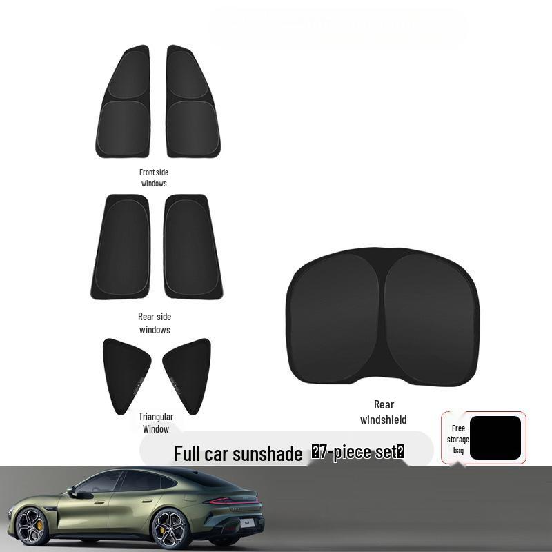 Xiaomi SU7 Sunshade Car Window Visor: Heat Insulation & Privacy Curtain for Car Interior