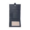 MICHAEL KORS Greenwich Metal Logo Tri-Fold Coated Canvas Wallet Medium Unisex Couple Navy Blue