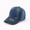 Alphabet Denim Baseball Cap Summer Hat Women's Sunscreen Cap Fashion Out of the Street Curved Brim Adjustable Cap Tide