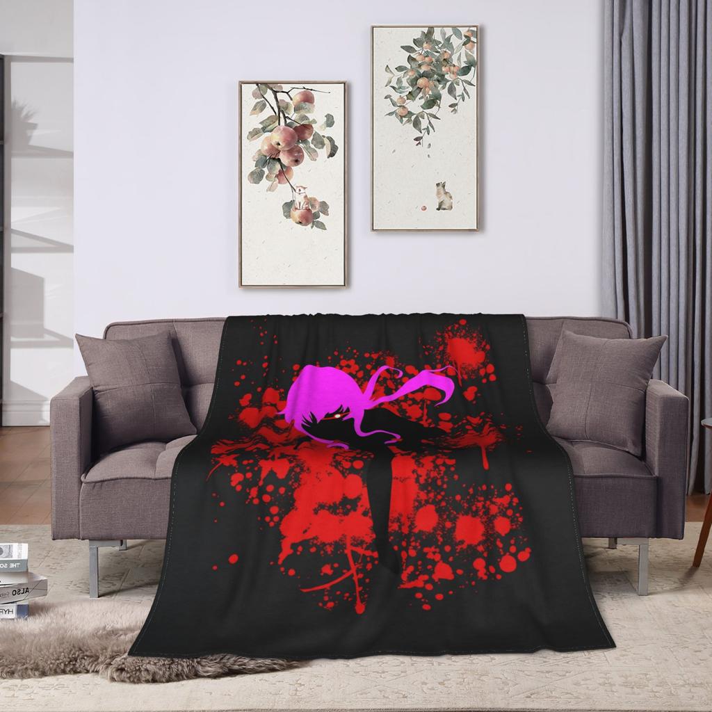 Mirai Nikki Gasai Yuno Blanket Quality Super Soft  Throw Blanket Winter Children Home Decor Print Bedspread