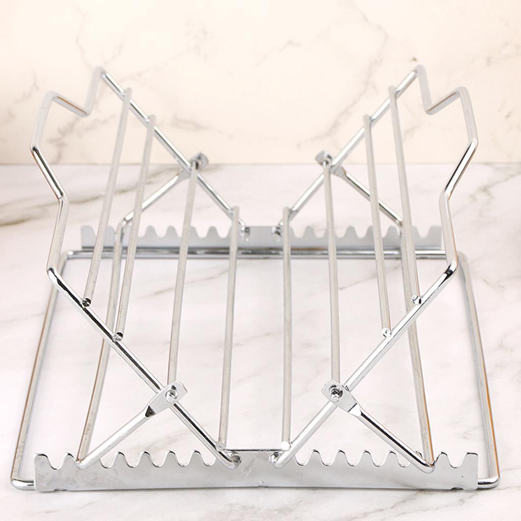 Roasting Rack Adjustable Foldable Chicken Oven Grill