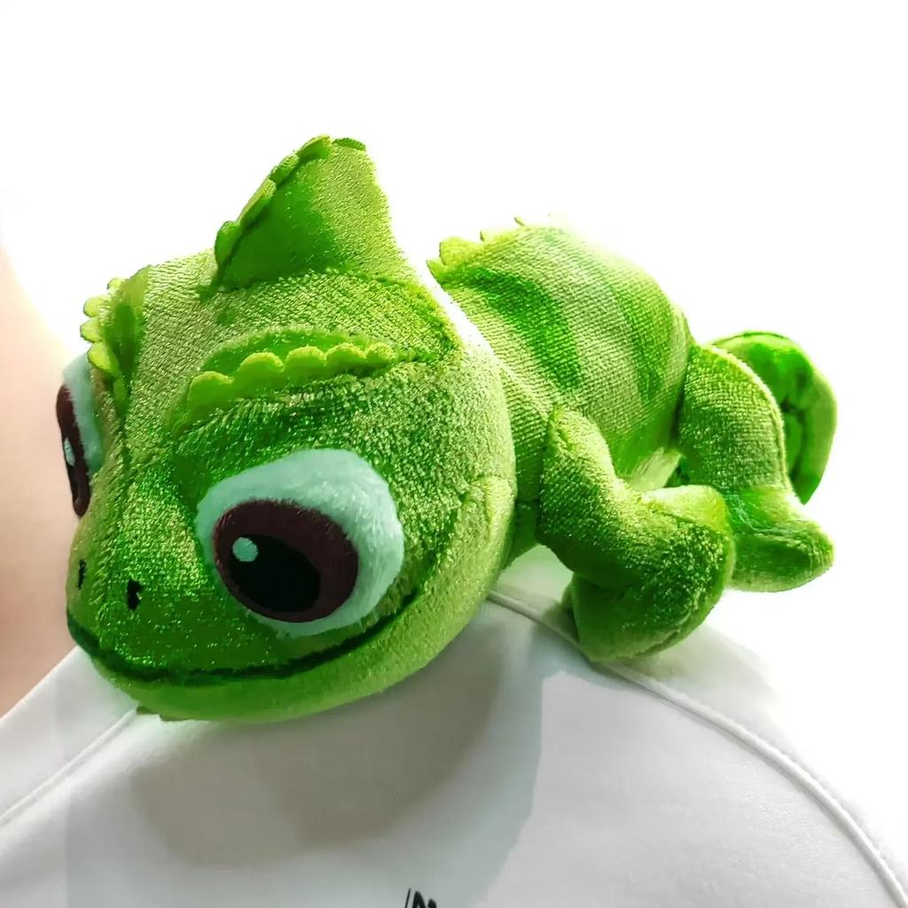 Cute Chameleon Plush Sit on Shoulders Stuffed Toy Creative Lizard Doll Clothing Accessories for Kid Birthday Gift