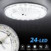 RV Interior LED Lights 12V Switched ROUND Light Fixture Camper Trailer Ceiling