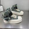 Fashion Shoes for Women  Women's Ankle Boots Trendy Retro Denim High-top Women Shoes High-quality Platform Luxury Lady Shoes Botas Mujer