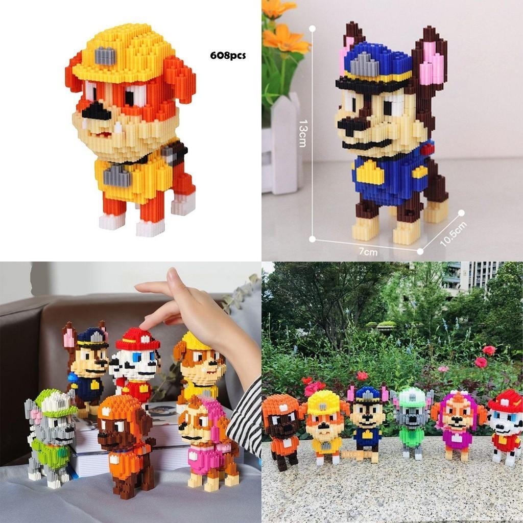 Paw Patrol Modellbausteine zur Dekoration und Sammlung Mehrere niedliche Stile verfügbar
