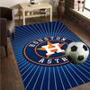 Houston Basketball Graffiti Art Rug Office Carpet Non-Slip Mat, Chair Rug Floor Covering for Gaming, Bedroom, Living Room,Home Decor Christmas Gift