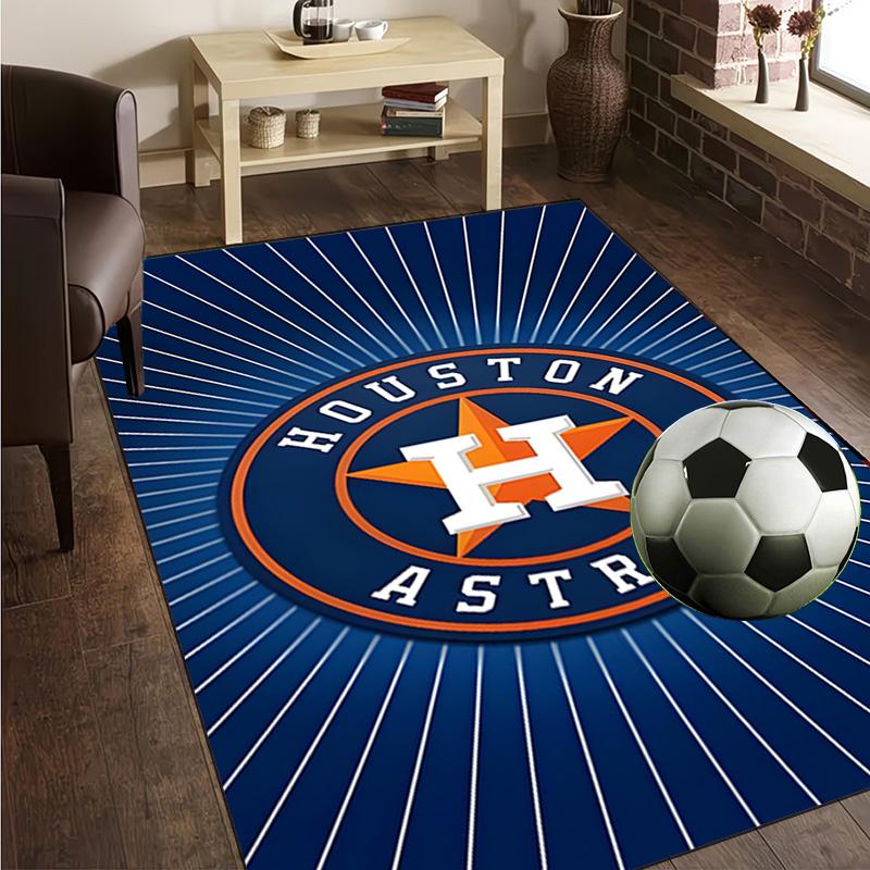 Houston Basketball Graffiti Art Rug Office Carpet Non-Slip Mat, Chair Rug Floor Covering for Gaming, Bedroom, Living Room,Home Decor Christmas Gift