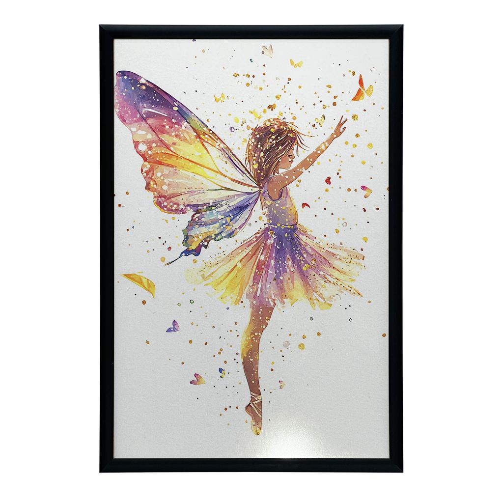 Plakat Taniec Wróżki Plakat Taniec Wróżki, 50X70 Cm, Rama Drewniana Jasny Dąb, Papier Matowy 230 Gsm