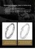 S999 Sterling Silver Lianli Branch Couple Ring Set - Luxurious Silver Rings for Men and Women