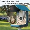 5 MM Screw Hole Metal Suet Ball Holder Closed Design Rust Resistant Bird Feeder Holder Round Squirrel Proof Chit Ball Holder