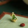 925 silver national style Fulu gourd bamboo pendant female new Chinese style retro niche design lucky collarbone chain versatile