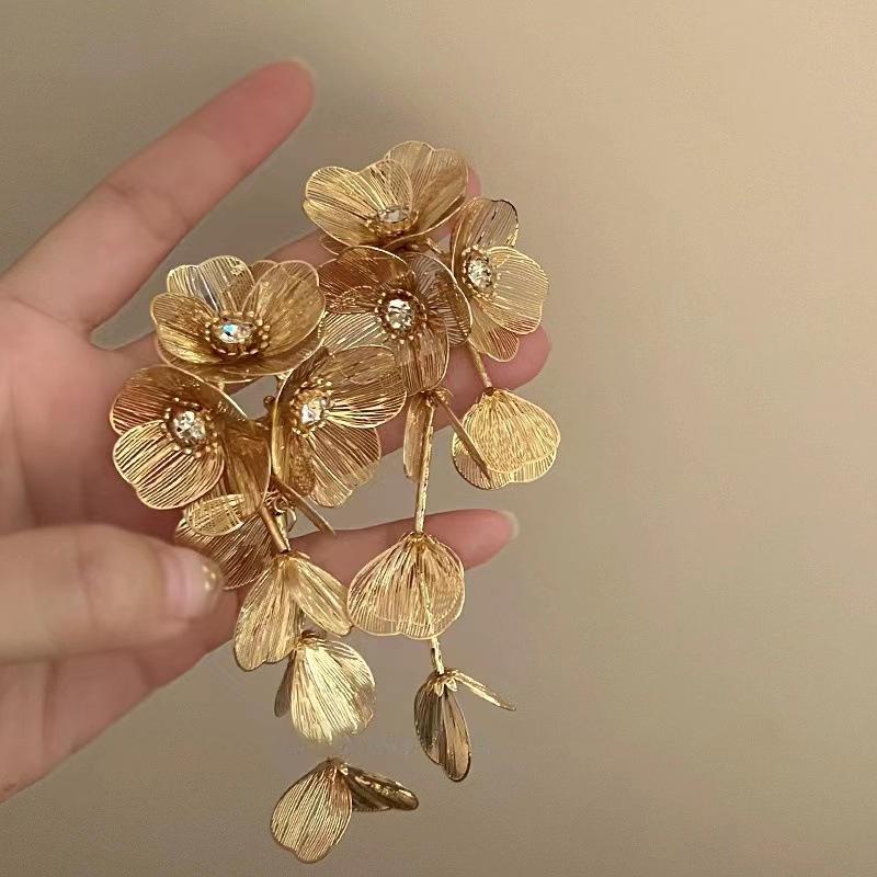 

Серьги-кисточки «Серебряная игла» - Модные длинные висячие серьги в изысканном стиле