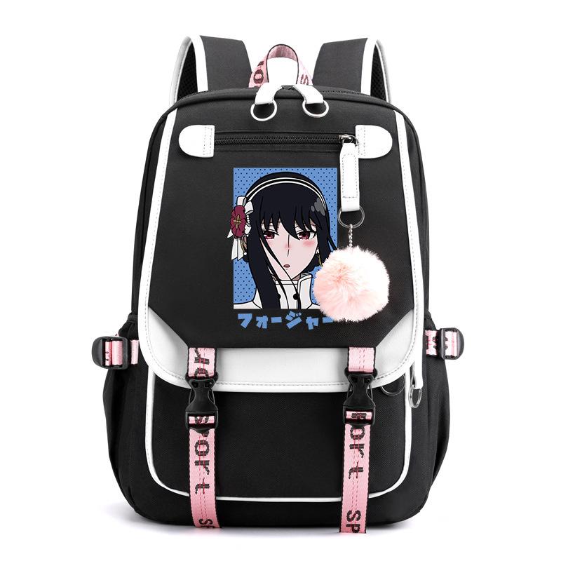 RiMan SPY x FAMILY Spy Play House Backpack Junior High School Student Personality Trend College Style School Bag