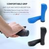 Manopole per Bicicletta MTB Coprimanubrio Bici Ammortizzanti Manopole Bloccabili Antiscivolo Manopole Ergonomiche in Gomma a Sfera per Ciclismo